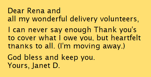 Janet D. thank-you letter